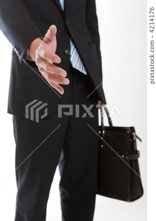 尋求握手的商人 4214176