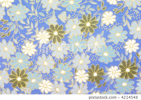 Yuzen日本紙花卉圖案 4214548