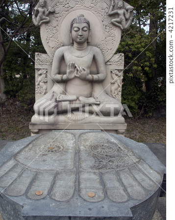 奈良Kikoji佛腳石 4217231