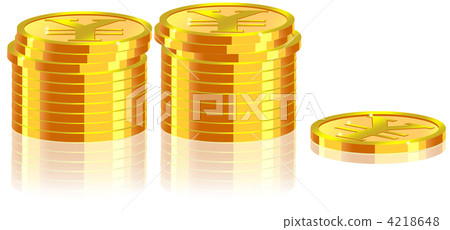 3 rows of gold coins 4218648