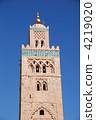 Morocco Marrakesh Ben Youssef Mosque blue sky 4219020
