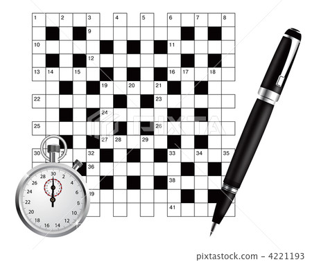 A blank crossword vector 4221193