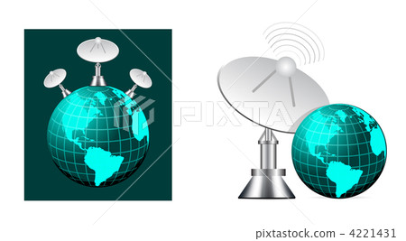 Satellite on earth 4221431