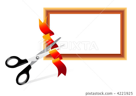 Scissors cutting ribbon 4221925