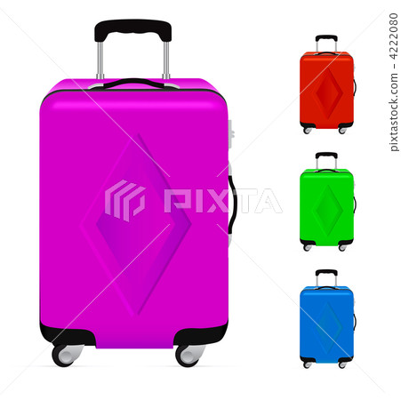 Suitcases isolated on a white background. 4222080