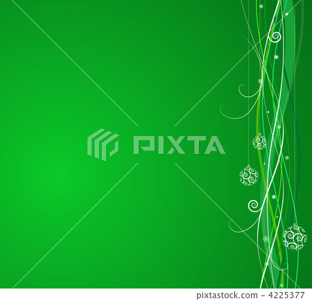 Green Christmas background 4225377