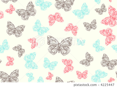 funky hand-drawn butterflies funky hand-drawn butterflies 4225447