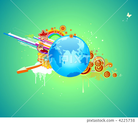 funky abstract background 4225738
