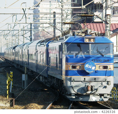 Sleeping Limited Express Hokutosei EF 510 Kurihashi Station 4226316