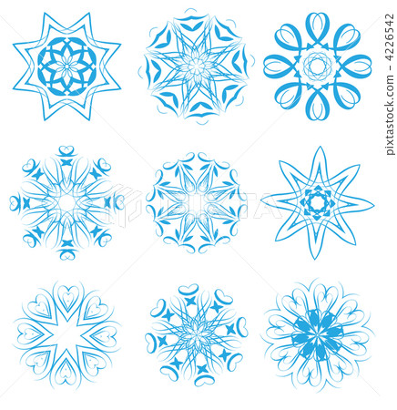 snowflakes set snowflakes set 4226542