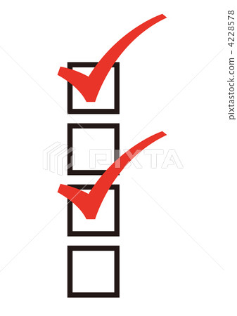 check box, check-box, checkbox - Stock Illustration [4228578] - PIXTA