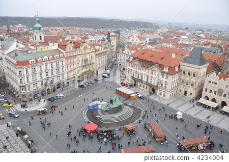 View from Prague Old Town Hall Tower View from Prague Old Town Hall Tower 4234004