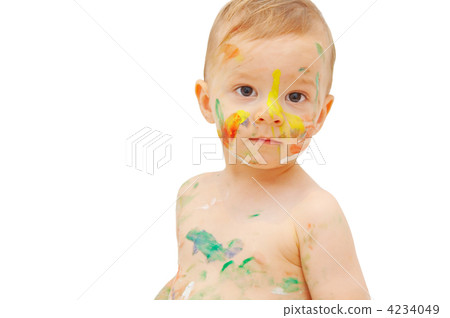 painted baby painted baby 4234049