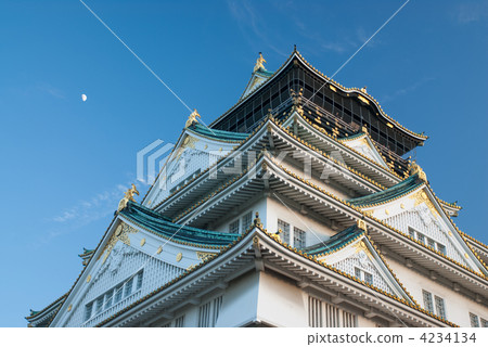 大阪城堡城堡塔 大阪城堡城堡塔 4234134