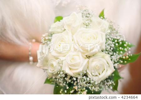 bride holding her wedding bouquet bride holding her wedding bouquet 4234664