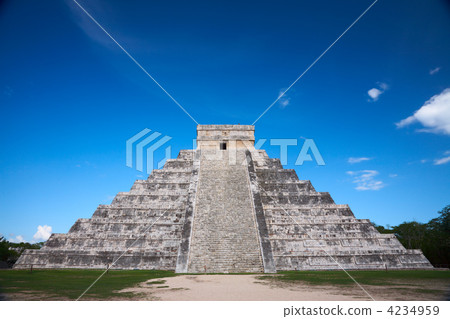 stock photo chichen itza mexico