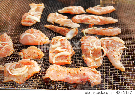grilled chicken meat 4235137