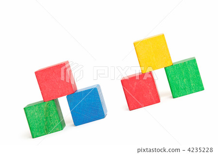 pyramids of color blocks 4235228