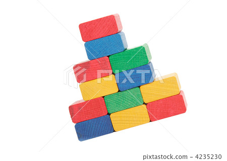 pyramide of color blocks pyramide of color blocks 4235230