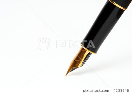fountain pen on white background fountain pen on white background 4235346