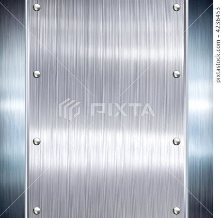 Metal plate steel background. Metal plate steel background. 4236453