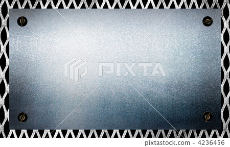 Metal plate steel background. Metal plate steel background. 4236456