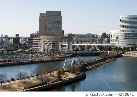 Yokohama Minatomirai 21's train road Yokohama Minatomirai 21's train road 4238671