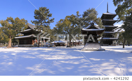 四國八百八十七號佛教寺院“Zentsuji”Snow's Higashiin（大教堂） 4241292