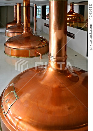 bohemian brewery with copper distillery tanks bohemian brewery with copper distillery tanks 4241418
