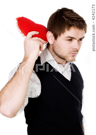 Man with heart Man with heart 4242173
