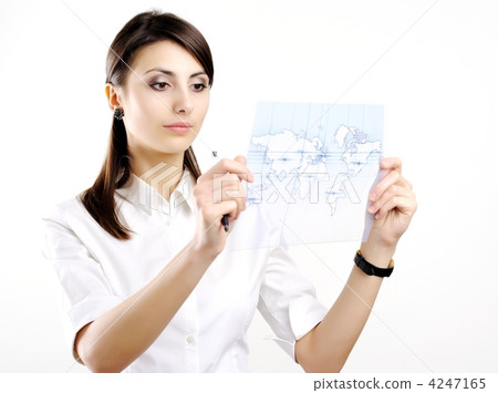 Girl with map Girl with map 4247165