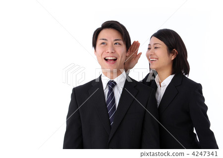 Businessman & business woman 4247341