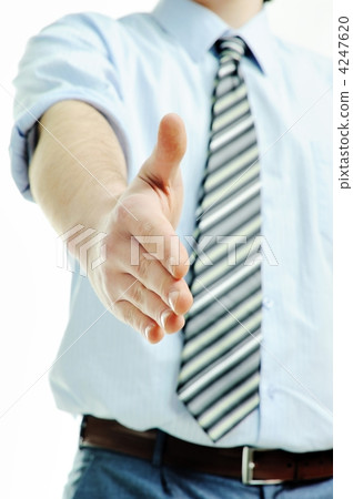 Businessman offering for handshake 4247620