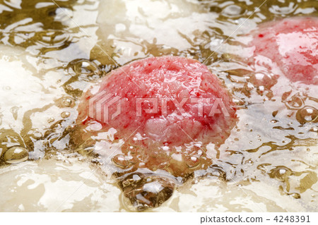 Mochi fried in oil 4248391