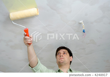 Painting the ceiling Painting the ceiling 4248917