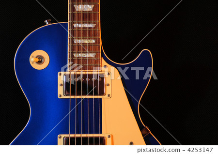 Blue electric guitar 4253147