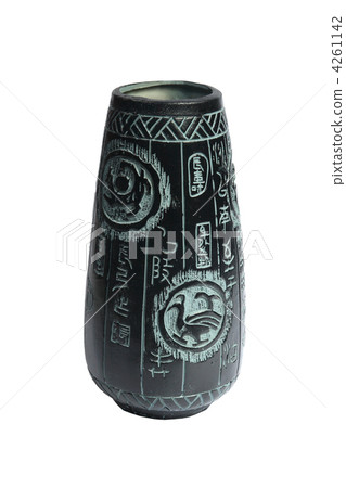 Old black Chinese vase Old black Chinese vase 4261142