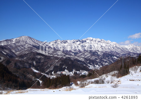 Togire mountain peak from Onimari Togire mountain peak from Onimari 4261893