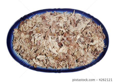 Chicken and pork in a plate 4262121