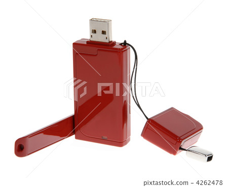 Red modem with USB cable Red modem with USB cable 4262478