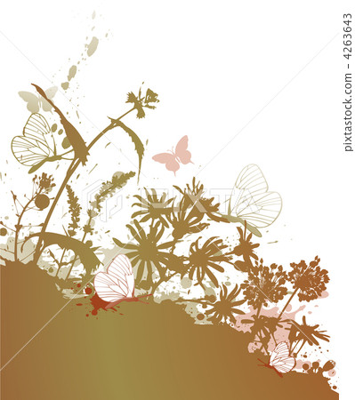 grunge floral background grunge floral background 4263643