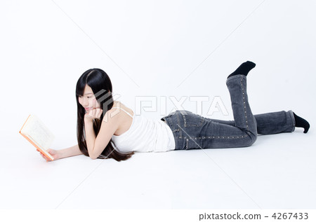 reading, female, lady 4267433