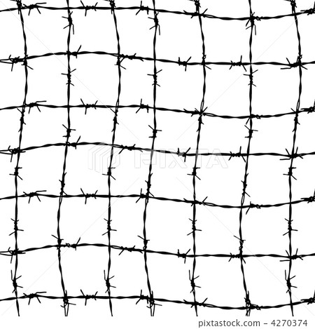 fence from barbed wires fence from barbed wires 4270374