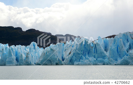 Grey glacier in Patagonia, Chile, South America 4270662