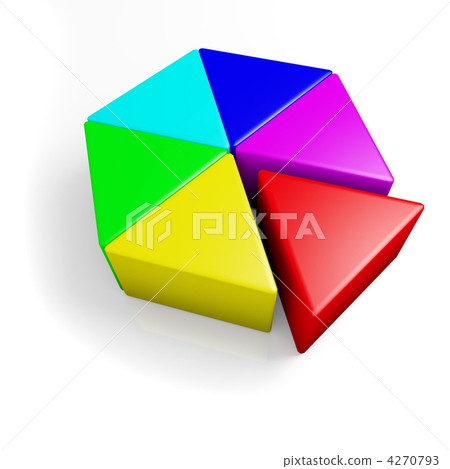 3d color wheel - Stock Illustration [4270793] - PIXTA
