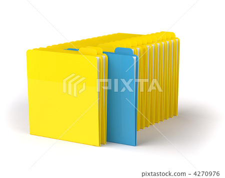 yellow folder 4270976