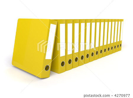 yellow folders 4270977
