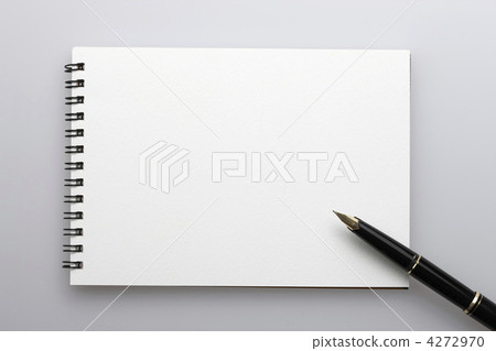 Fountain pen and drawing paper 4272970