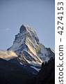 Matterhorn rising over the sunset 4274153