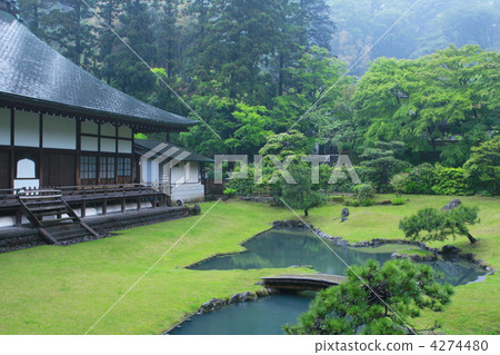 kenchouji temple, houjou garden, garden 4274480